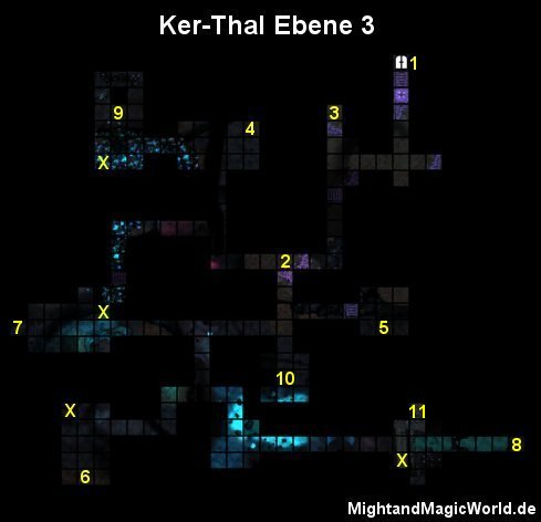 Map der 3. Ebene des Ker-Thal