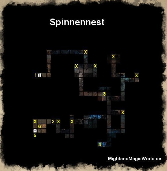 Map des Spinnennests