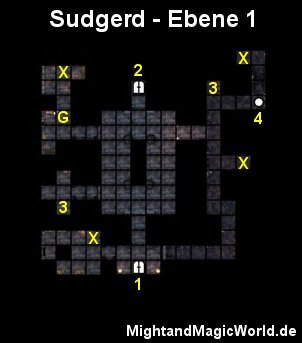 Map der 1. Ebene des Sudgerd