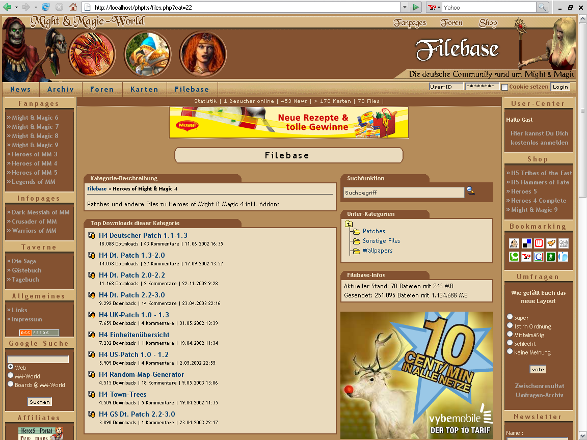 Unterordner ohne eingetragene Dateien (diese sind liegen in weiteren Unterordnern)